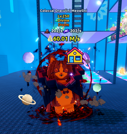 Galaxy & Magma Colossal Draculini Meowlini (Doom) (60M/s)(120M/s WITH STAR)