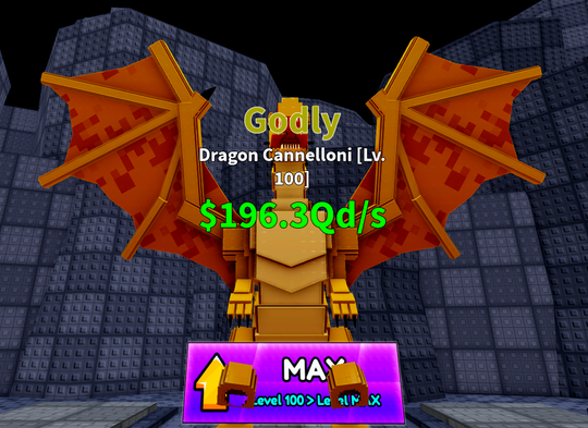 Godly Dragon Cannelloni (Lvl 92+)