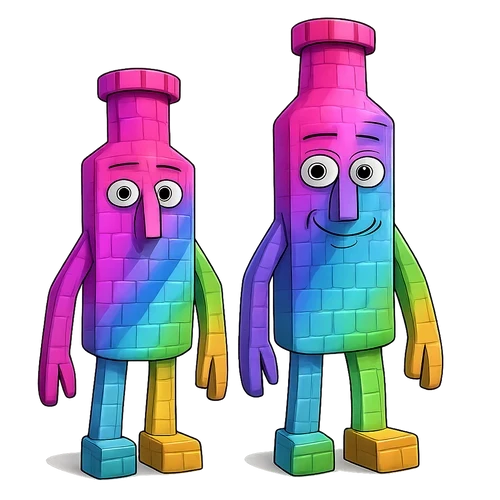 Rainbow Ketchuru and Musturu
