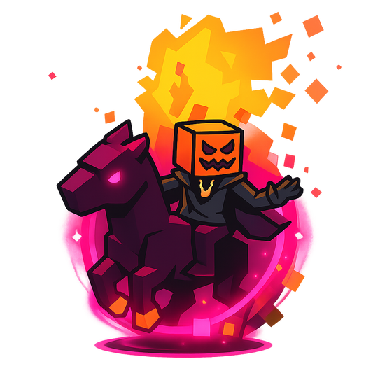 Huge Nightmare Headless Horseman