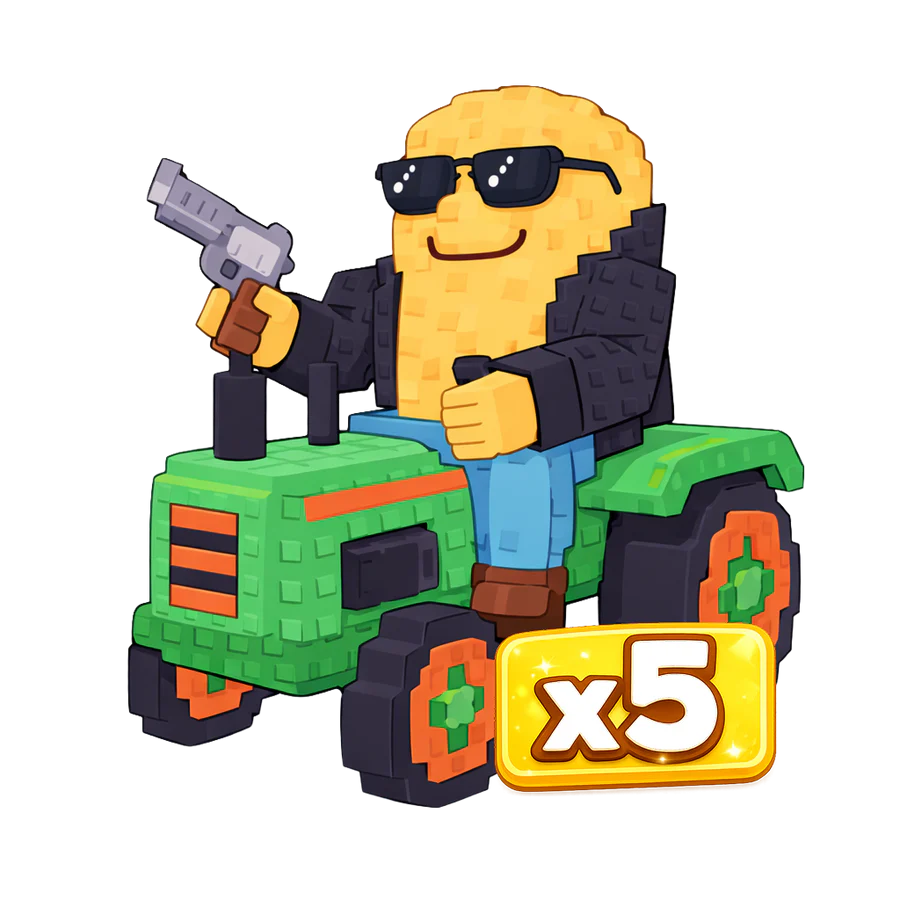 x5 Bulbito Bandito Traktorito