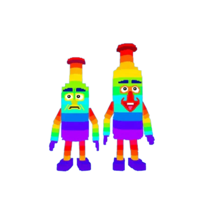 Rainbow Ketchuru and Musturu