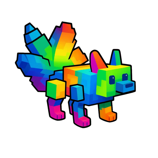 Rainbow Kitsune