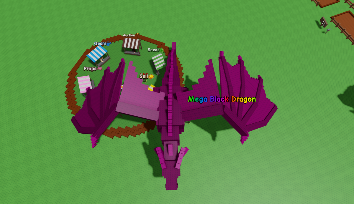 MEGA Rainbow Black Dragon