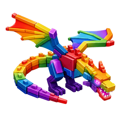 Rainbow Black Dragon